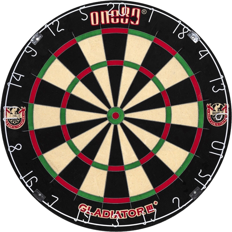 One80 Sword Edge Wire Dartboard – WDF Logo – Gladiator 3+