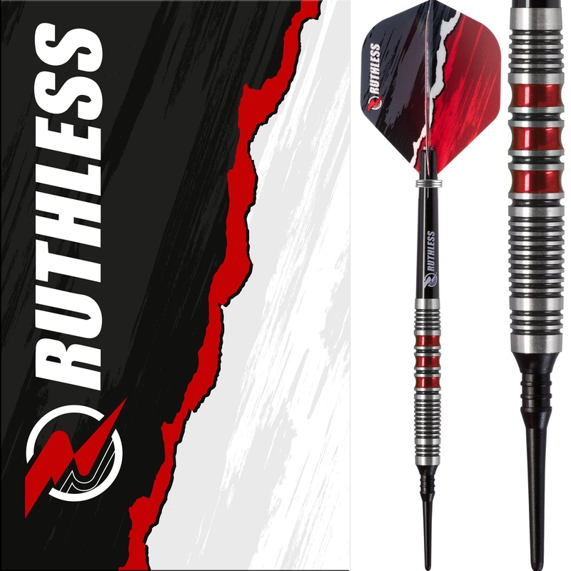 Ruthless Red Falcon Darts – Soft Tip Tungsten – BW 16.0g – Red – 18g 18g