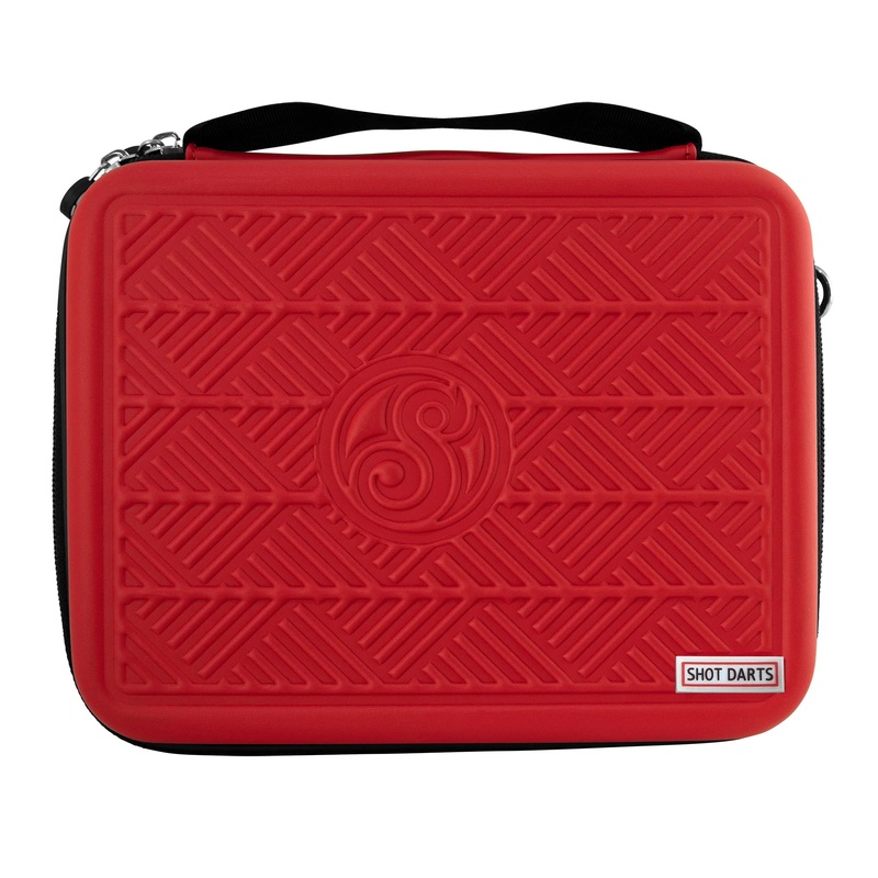 Shot Tactical Mega Darts Case-Four Set Dart Case – Red