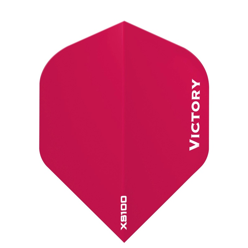 100 Sets Victory Darts XS100 Colours Dark Pink Extra Strong Dart Flights