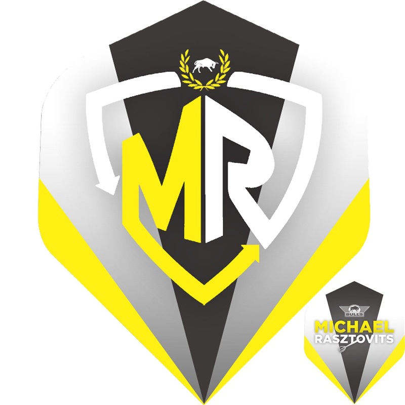 *Bulls Michael Rasztovits Dart Flights – 100 – Std – Rasto Logo