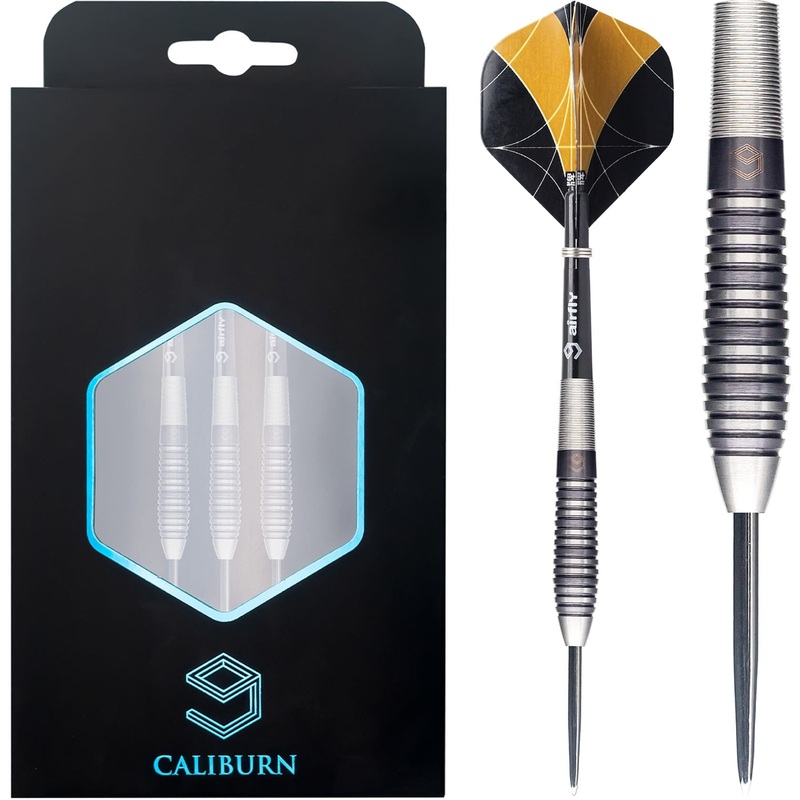 Caliburn Stallion Darts – Steel Tip – 90% – S4 – Black 24g