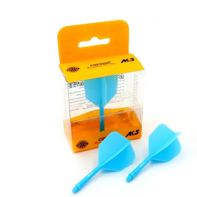 CUESOUL ROST AK5 Integrated Dart Shaft & Flight – Big Wing Shape – Long – Blue Blue Long (33mm in length excluding thread) Big Wing
