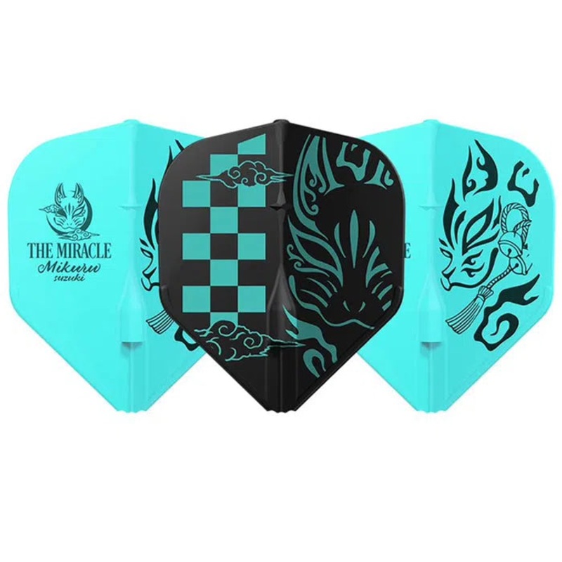 L-Style L1EZ Mikuru Suzuki V6 Type A – Mix Signature Champagne Darts Flights