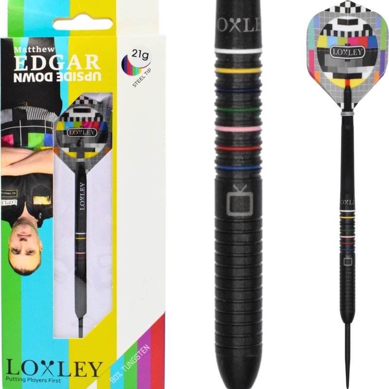 Loxley – Matthew Edgar Upside Down Darts – Steel Tip – 90% Tungsten – 21g 23g 21 grams