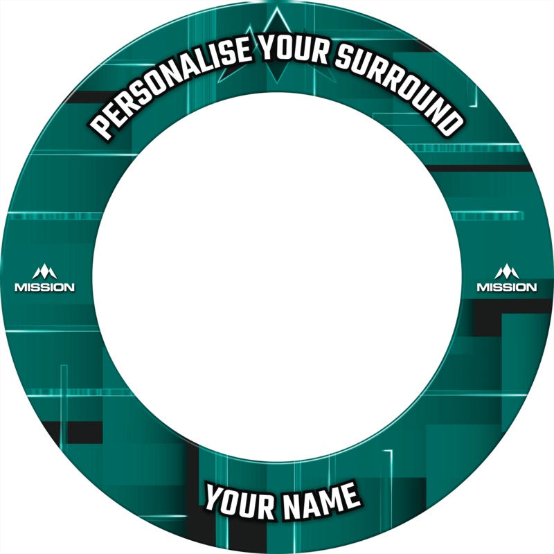 Mission Dartboard Surround – Heavy Duty – Design Collection – Vision Green Default Title