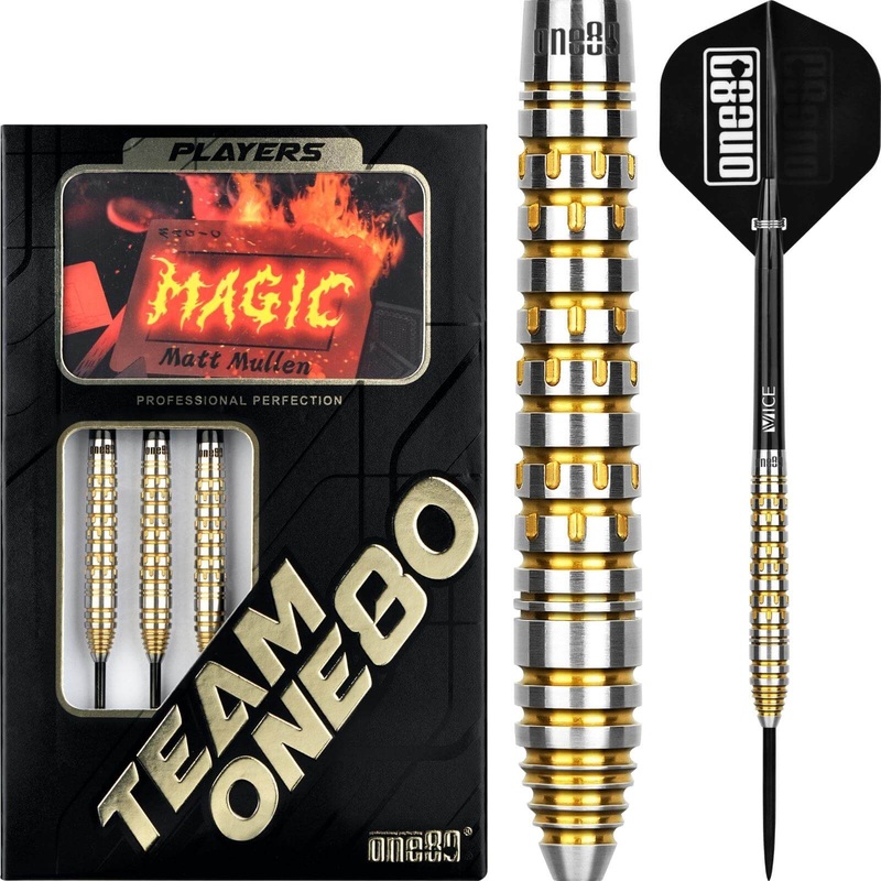 One80 – Matt Mullen Darts – Steel Tip – 90% Tungsten – 23g