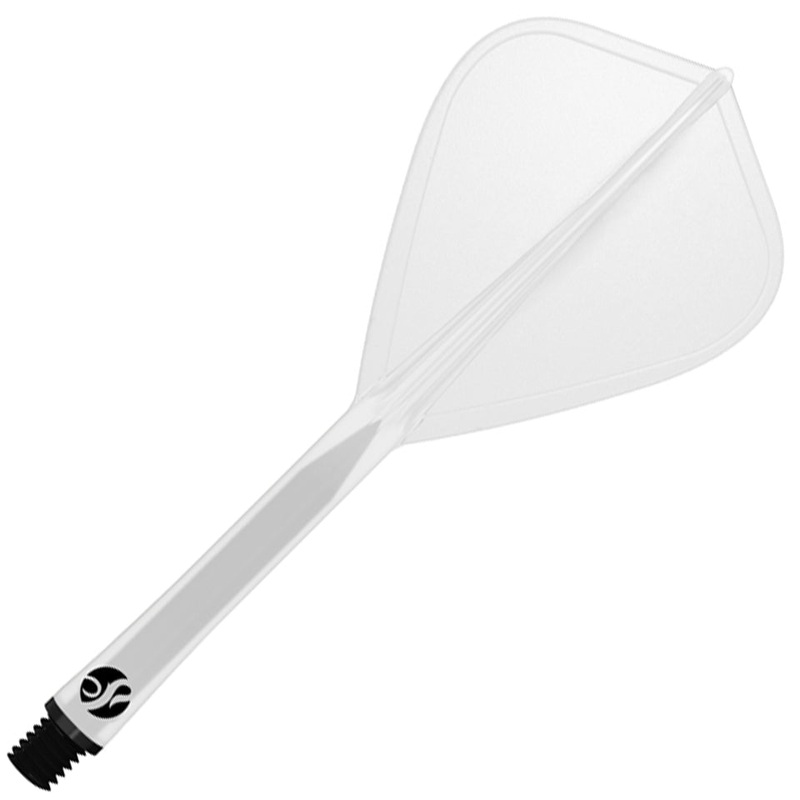 Shot Flight Deck Dart Flight & Shaft System – Kite Medium Clear