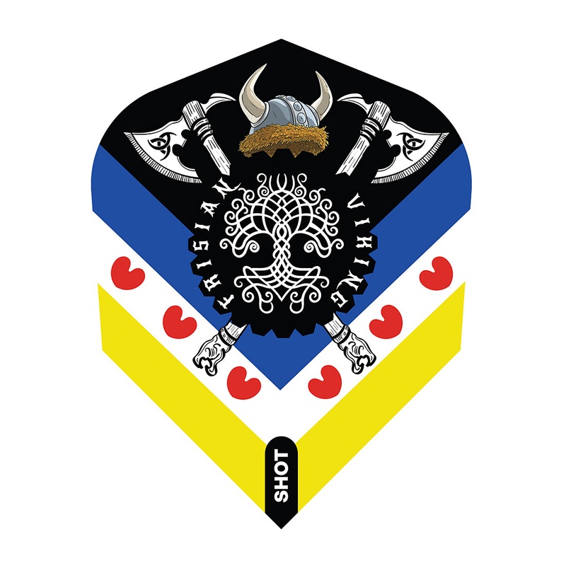 Shot Jitse van der Wal No6 Shape Dart Flights No6 Shape