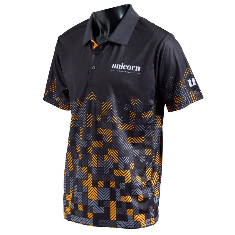 Unicorn Pro-Tech Digital Dart Shirt – Orange Extra Small
