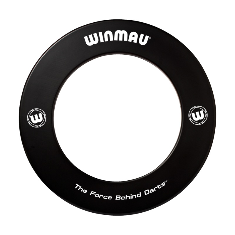 Winmau Professional Black Printed Logo Dartboard Surround Black