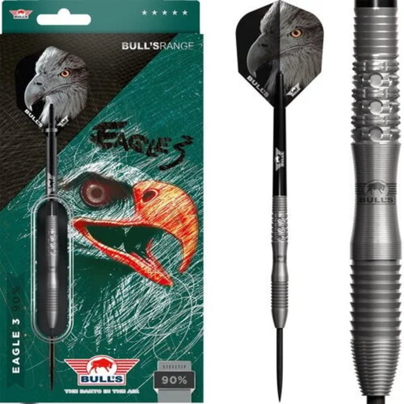 Bull’s NL Eagle 3 90% Tungsten 22 gram Steel Tip Dart Set