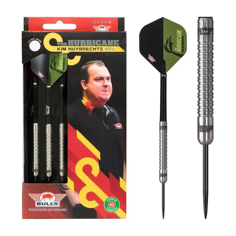 Bull’s NL Kim Huybrechts 80% Tungsten Steel Tip Darts 22 GRAM