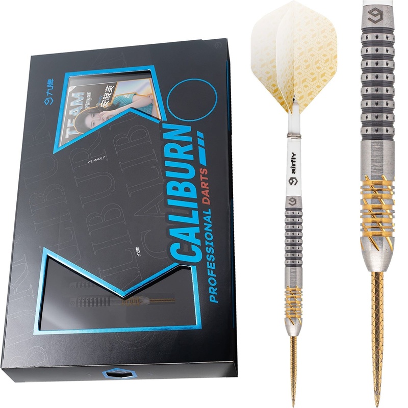 *Caliburn Player Darts – Steel Tip – 95% – Black & Gold – Sandy II 23g