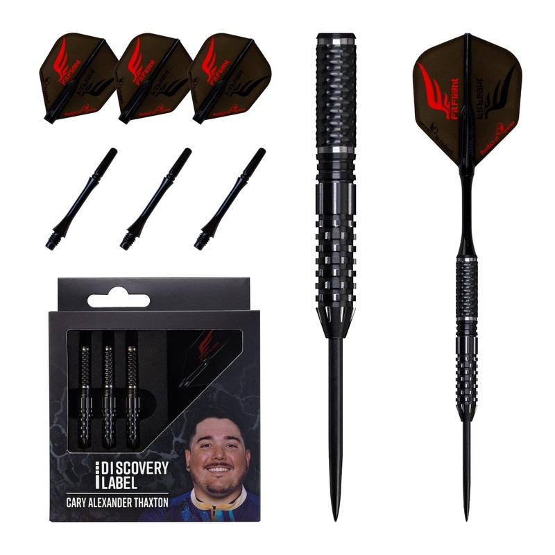 *Cosmo Discovery Label Darts – Steel Tip – 90% Tungsten – Cary Alexander Thaxton – 22g