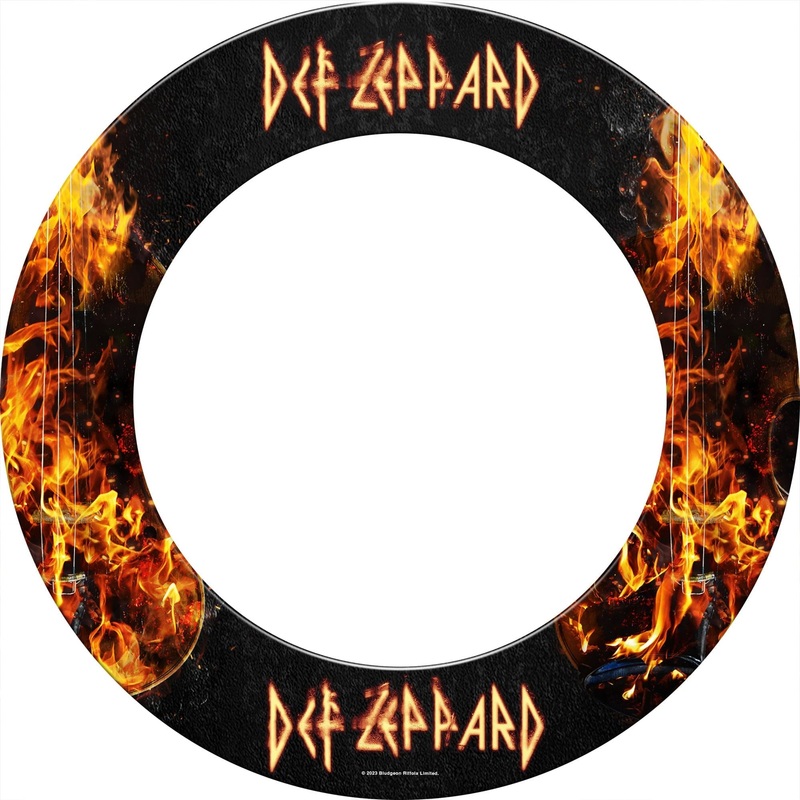 Def Leppard Dartboard Surround – Official Licensed – S4 – Professional – Flames