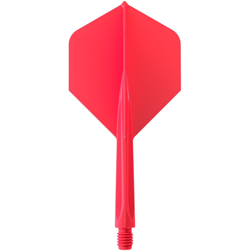 Forge Red All-In-One Dart Flights by Unicorn Medium