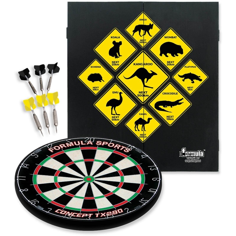 Formula Sports – Outback Dartboard & Cabinet Set