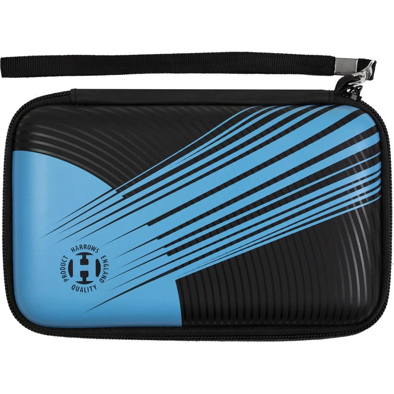 Harrows Blaze Fire Pro 6 Darts Case – Black/Aqua Blue