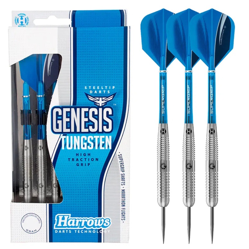 Harrows Genesis Style B Tungsten Steel Tip Darts 22 GRAM