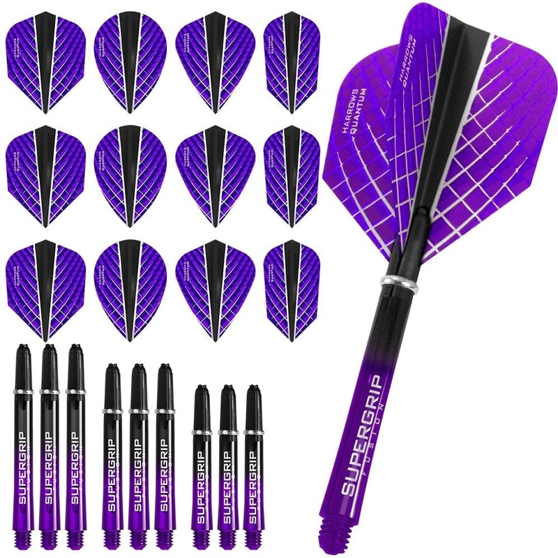 Harrows Quantum Fusion X – Flight & Shaft Combo Kit – Mixed – Purple
