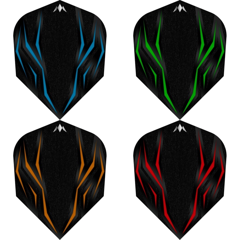 Mission Lava Dart Flights – 100 Micron – Std – No6 Orange