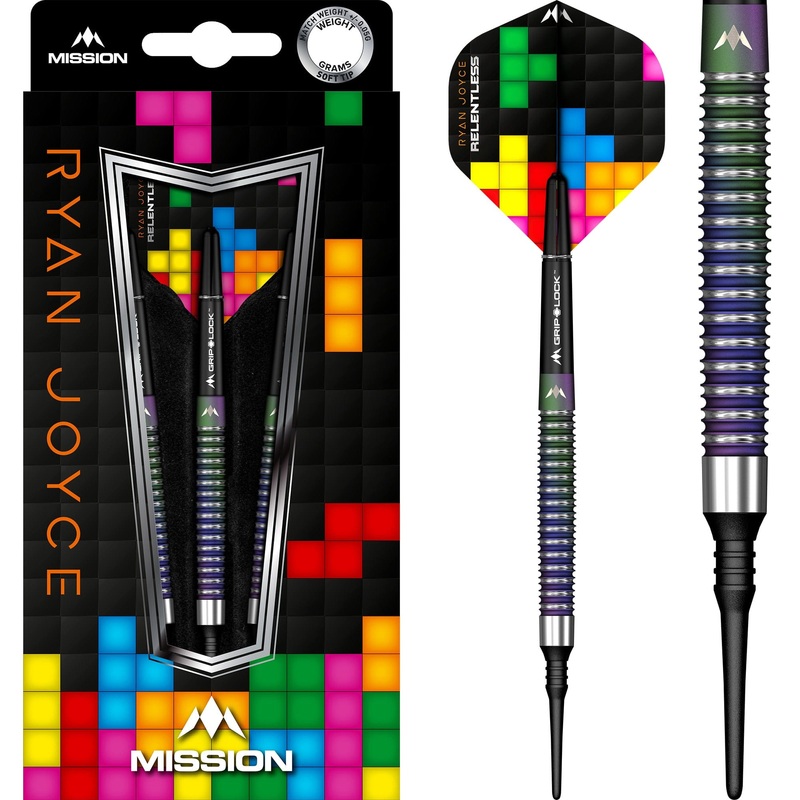 Mission Ryan Joyce Darts – Soft Tip – Relentless – PVD Coral 21g