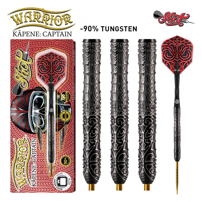 Warrior Kapene 90% Tungsten Steel Tip Darts by Shot 22 Gram