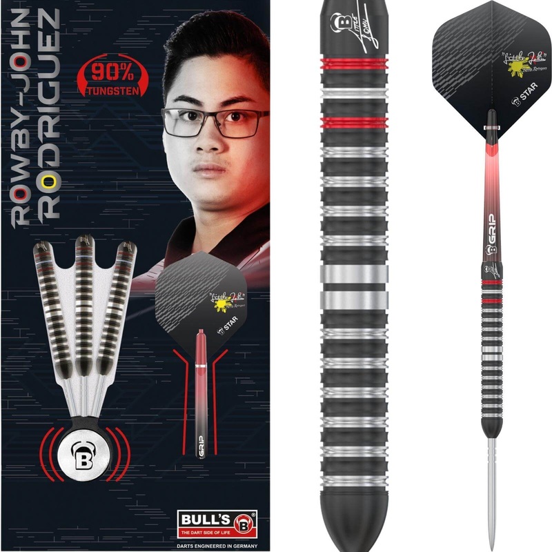 BULL’S – Rowby-John Rodriguez Darts – Steel Tip – 90% Tungsten – 23g 25g 23 grams