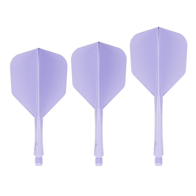 Caliburn SUP Lite Dart Flights – Moulded Flight & Shaft – Standard No6 – Misty Purple Short