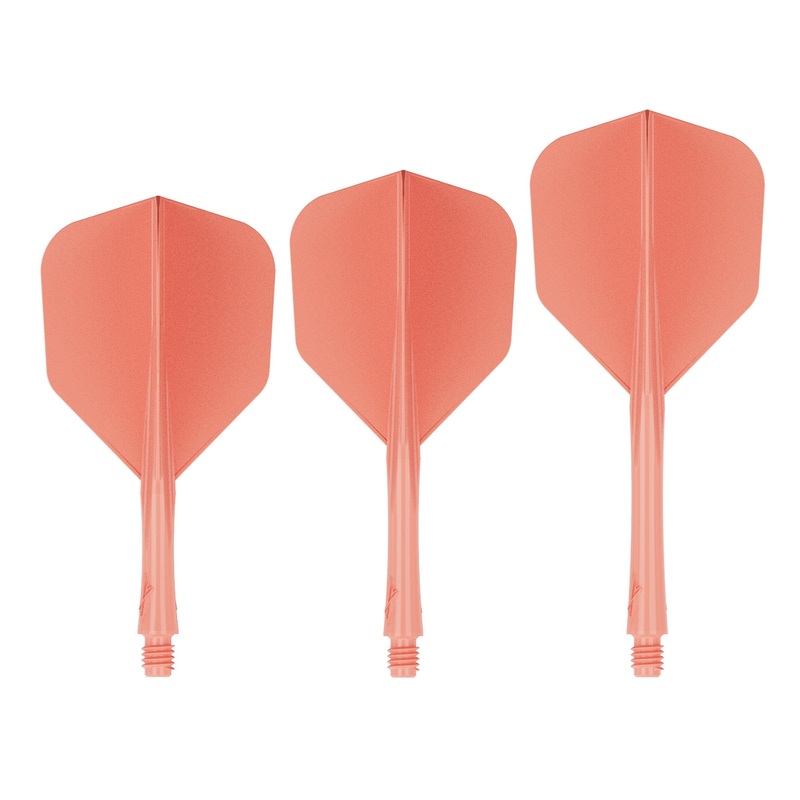 Caliburn SUP Lite Dart Flights – Moulded Flight & Shaft – Standard No6 – Tangerine Short