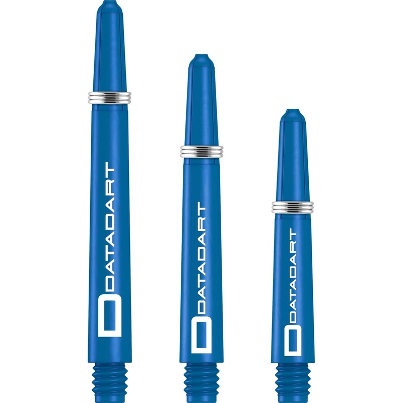 Datadart Signature Nylon Shafts – Stems with Springs – Blue Medium