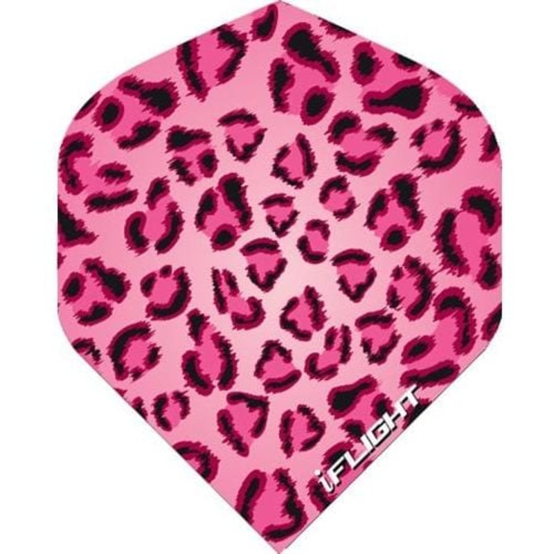 Designa Dart Flights – iFlight – Extra Strong – Std – Pink Leopard