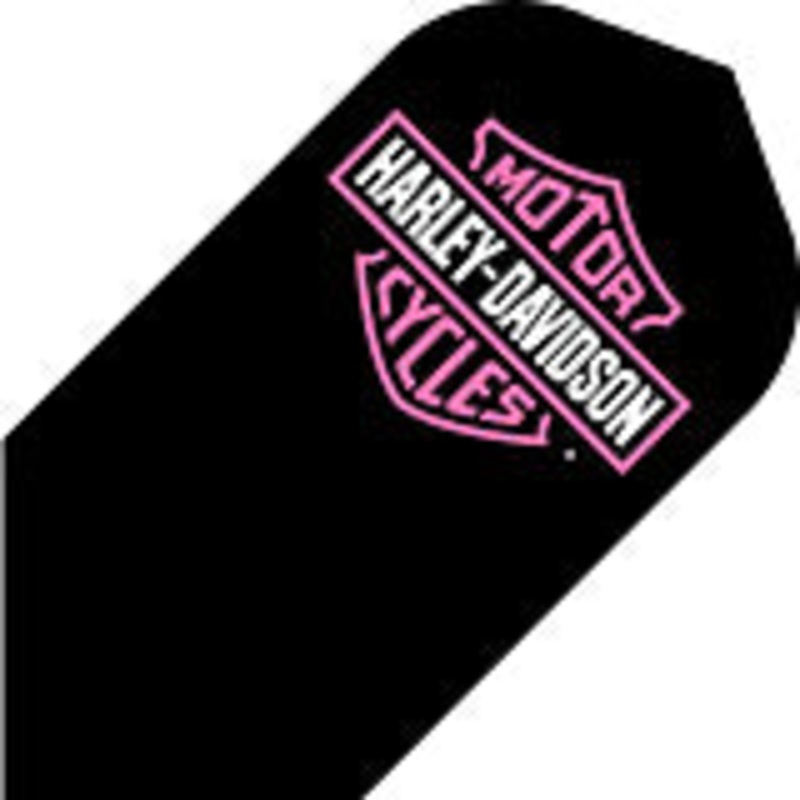 Harley-Davidson Pink Bar & Shield Dart Flights – Slim Slim 100 Micron Polymer