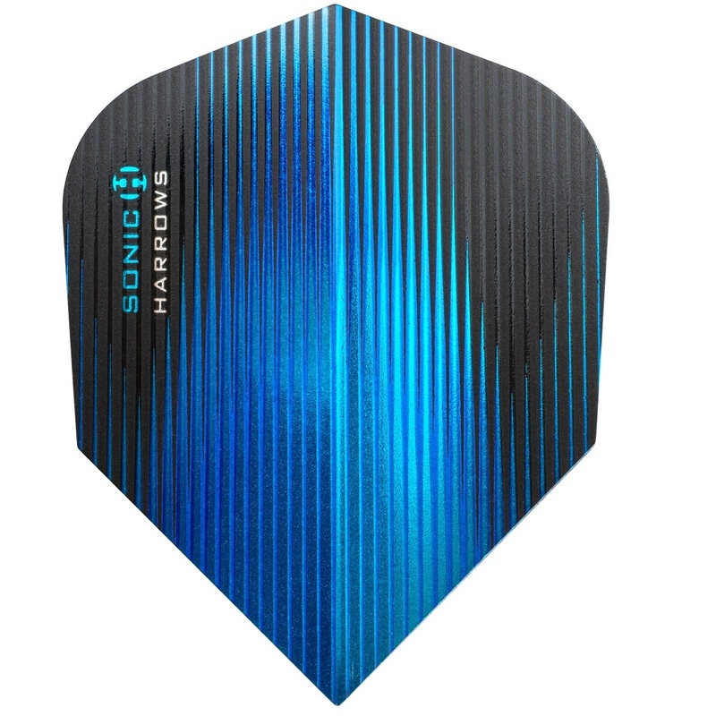 Harrows Sonic Standard Aqua Dart Flights Aqua