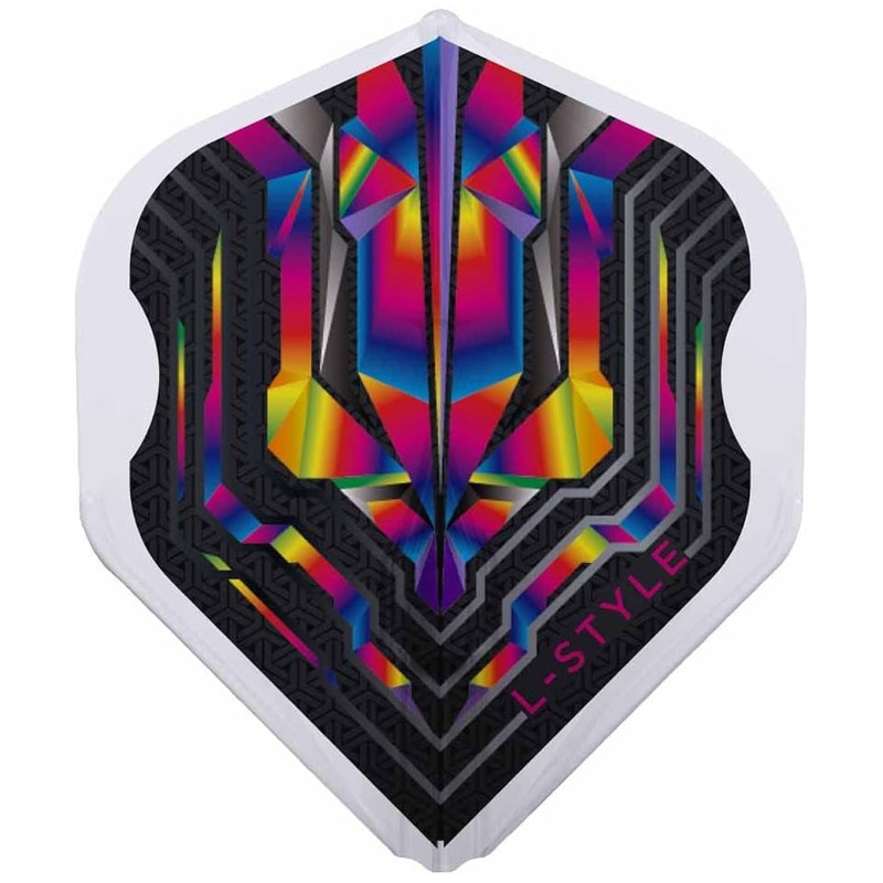 L-Style EZ Origin Series Dart Flights – L1 / Standard Rainbow