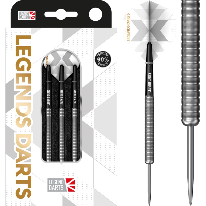 Legend Darts – Steel Tip – 90% Tungsten – Pro Series – V26 – Fine Micro Ring 22g
