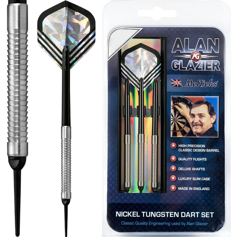 McKicks Alan Glazier Darts – Soft Tip – Multi Shark 16g