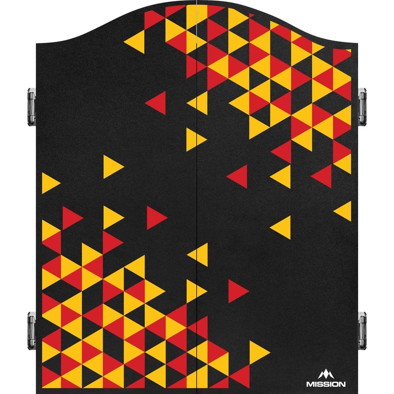 Mission Dartboard Cabinet – Deutschland Design – Black – Art Deco