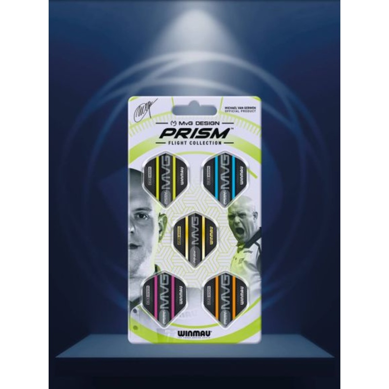 MVG (Michael Van Gerwen) Prism Flight Collection Standard Extra Thick 100 Micron Poly metronic Extra Thick