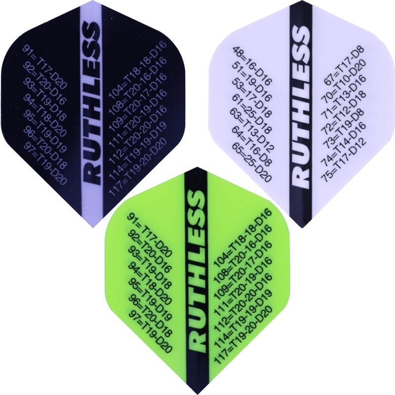 Ruthless – Checkout – Big Wing Dart Flights Black