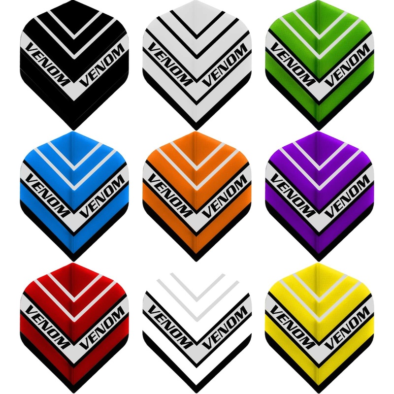 Ruthless – Venom HD150 – Big Wing Dart Flights Black