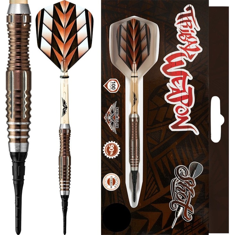 Shot Tribal Weapon I Darts – Soft Tip Tungsten – Front Weight 19g
