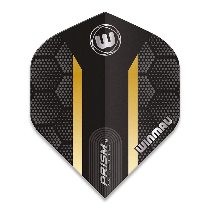 Winmau Prism Alpha Hexagon Dart Flights Gold