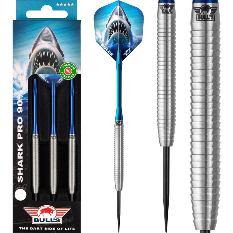 Bulls Shark Pro Darts – Steel Tip Tungsten – Style A – Razor 21g