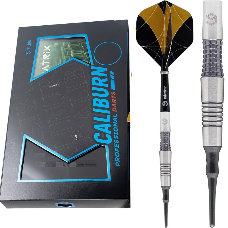 Caliburn Matrix II Darts – Soft Tip – 90% – M2 – Black 16g