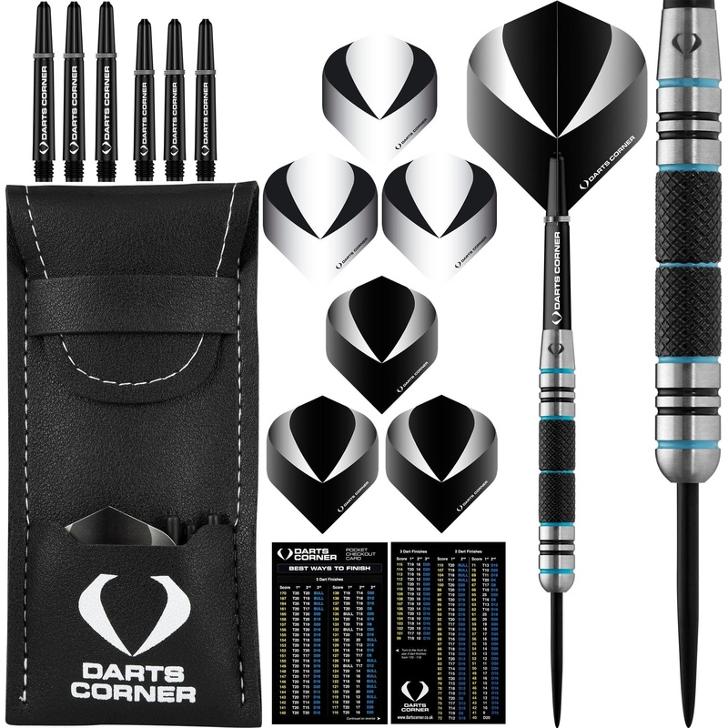 Darts Corner Marine Darts – Steel Tip – M3 – Aqua Black 26g