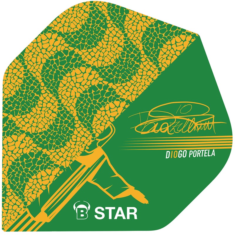 Diogo Portela B-Star Standard Dart Flights by Bulls