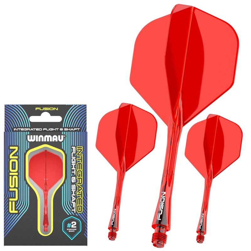 Fusion #2 Integrated Flight & Shaft Red Short