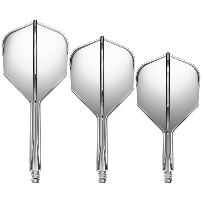 Goat A1R Dart Flights – Moulded Flight & Shaft System – Standard No6 – Clear Short